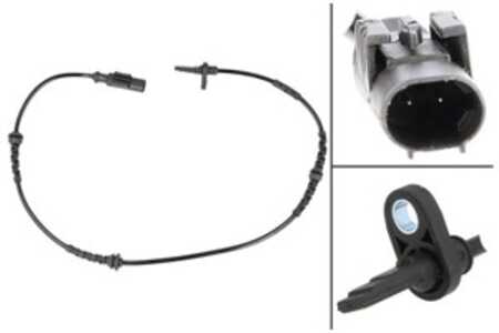 ABS-givare, Sensor, hjulvarvtal, Bakaxel, båda sidor, fiat panda, panda skåp/halvkombi, 51713211, 51791153