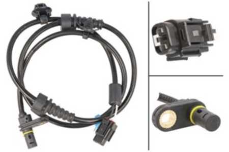 ABS-givare, Sensor, hjulvarvtal, Bakaxel vänster, fiat sedici, suzuki sx4, 56320-79J00, 71747081, 71750132