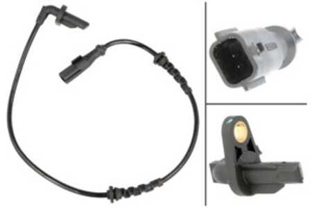 ABS-givare, Sensor, hjulvarvtal, Bakaxel vänster, dacia duster, duster skåp/suv, renault duster, 47 90 076 37R, 82 00 862 229