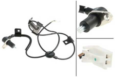 ABS-givare, Sensor, hjulvarvtal, Bakaxel, Vänster, hyundai coupe i, 95680-27501