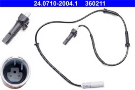 ABS-givare, Sensor, hjulvarvtal, Bakaxel, bmw 5 touring [e39], 34 52 1 163 957