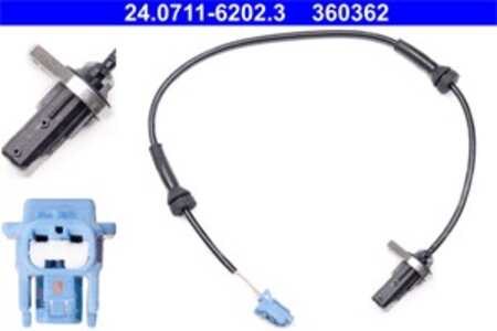 ABS-givare, Sensor, hjulvarvtal, Bakaxel, nissan cabstar, nt400 cabstar, 47900-MB910