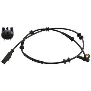 ABS-givare, Sensor, hjulvarvtal, Fram, höger eller vänster, fiat panda, panda skåp/halvkombi, 51745715, 68135453AA