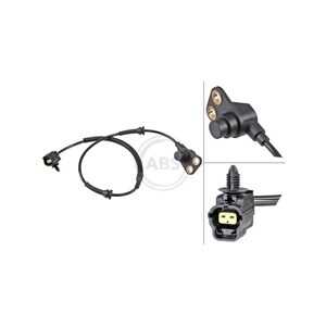 ABS-givare, Sensor, hjulvarvtal, framaxel höger, chevrolet matiz, spark, daewoo matiz, 60957, 96456815