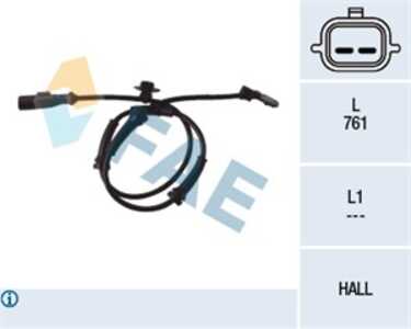 ABS-givare, Sensor, hjulvarvtal, Framaxel, renault kangoo / grand kangoo ii, kangoo be bop, kangoo express, 415 905 29 00, 47 9