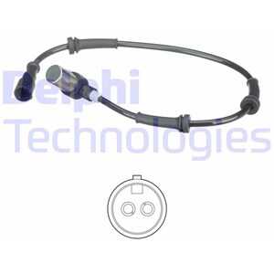 ABS-givare, Sensor, hjulvarvtal, Framaxel, renault twingo i, twingo skåp/halvkombi i, 7700 830 227