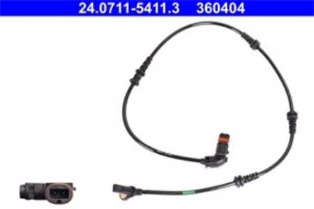 ABS-givare, Sensor, hjulvarvtal, Framaxel, mercedes-benz r-klass [w251, v251], 251 440 37 37, 251 440 49 37, 251 440 80 13, 251