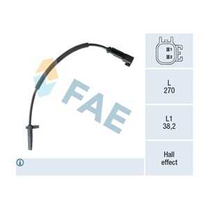 ABS-givare, Sensor, hjulvarvtal, Framaxel, ford, 1763975, BK21-2B372-AC