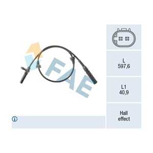 ABS-givare, Sensor, hjulvarvtal, Framaxel, bmw x5 [e70, f15, f85], x6 [e71, e72, f16, f86], 34 52 6 771 776, 6 771 776