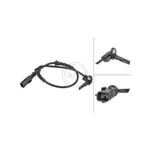 ABS-givare, Sensor, hjulvarvtal, Framaxel, smart forfour halvkombi, fortwo cabriolet, fortwo coupé, 4539055400