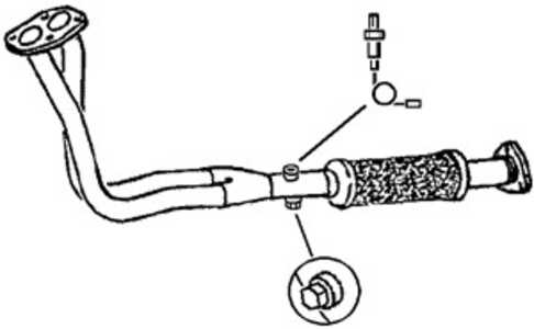 Avgasrör, Fram, fiat tempra, tempra s.w., tipo, 46419468, 77693352