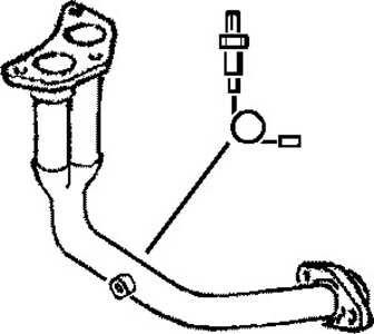 Avgasrör, Fram, ford fiesta iii, 1659326, 6183743