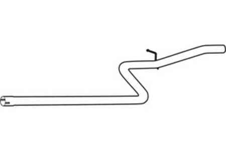 Avgasrör, Mitt, fiat doblo minibus,  minivan, doblo skåp/stor limousine, 55200994