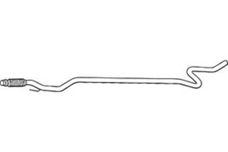 Avgasrör, Mitt, peugeot 2008 i, 207, 207 skåp/halvkombi, 208 i, 208 skåp/halvkombi, 1717-PJ