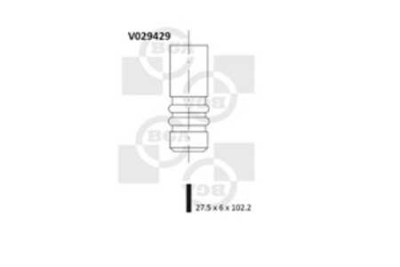 Avgasventil, chevrolet,opel,vauxhall, 641340, 90412974