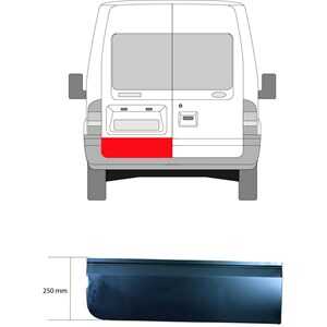 Bakdörr, Vänster bak, ford transit buss, transit skåp, transit tourneo buss