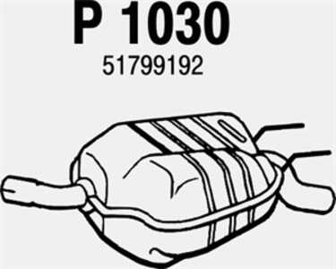 Bakre ljuddämpare, Bak, alfa romeo 159, 159 sportwagon, 51765425, 51765427, 51799191, 51799192, 51813719, 51813724, 51813726, 5