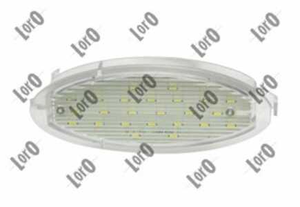 Belysning, registreringsskylt, Mitt, opel astra g caravan classic, astra g coupé, zafira a minibus,  minivan, 1224110, 1224111,