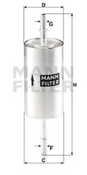 Bränslefilter, cadillac,saab,seat,chevrolet,citroën,vw,jaguar,fiat,opel,vauxhall,skoda,daewoo,lada,alfa romeo,lancia,peugeot,au