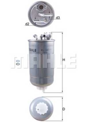 Bränslefilter, seat leon, toledo ii, 1M0127401