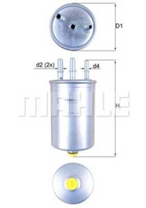 Bränslefilter, ford tourneo connect, transit connect, 1342601, 1480495, 2T149155BC, 2T149155BD, 2T149155BE, 4454093