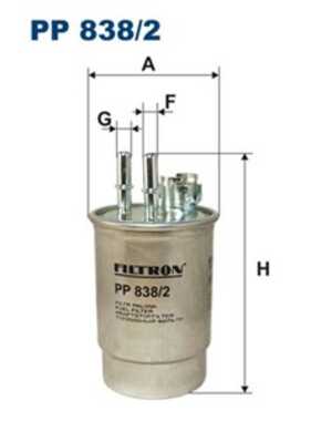 Bränslefilter, ford, 10 088 053, 1079 271, 1088 053, 1150 868, 2042 989, XS4J 9176 AA, XS4Q 9155 CC, XS4Q 9176 AB