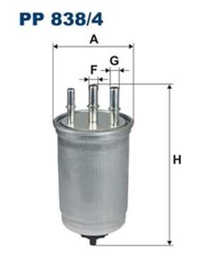 Bränslefilter, ford,hyundai,jaguar,kia,ssangyong, 0 K52A 23570A, 1137 026, 1230 645, 1480 561, 1532 171, 1709 787, 2042 987, 25