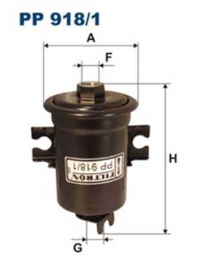 Bränslefilter, toyota corolla, corolla compact, corolla coupé, corolla liftback, corolla station wagon, 23300-19145, 25121757, 