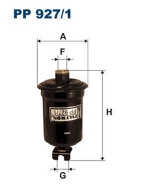 Bränslefilter, daihatsu,lexus,mitsubishi,proton,toyota, 23300-11150, 23300-11160, 23300-11190, 23300-16290, 23300-19205, 23300-