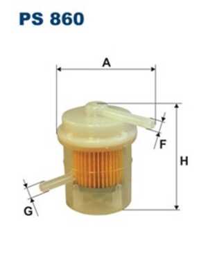 Bränslefilter, daewoo tico, 15 410 A 78B00-000, 15 410-78B, 15410A-78B00