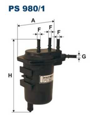 Bränslefilter, renault, 77 00 109 585, 82 00 416 946