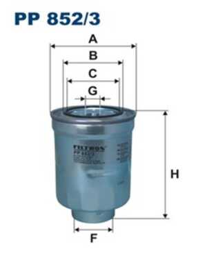 Bränslefilter, citroën,mitsubishi,peugeot, 1608933780, 1770A172, 1770A253