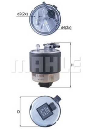 Bränslefilter, nissan qashqai / qashqai +2 i, 16400JD52C, 16400JD52E