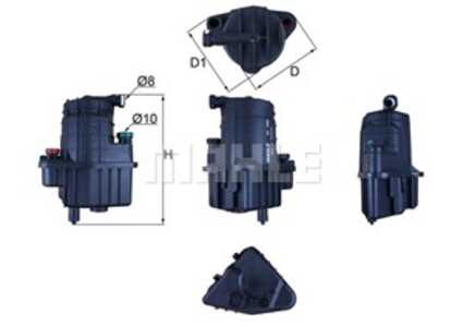 Bränslefilter, renault clio ii, clio iii, clio grandtour iii, clio skåp/halvkombi iii, modus / grand modus, 164000890R, 8200294