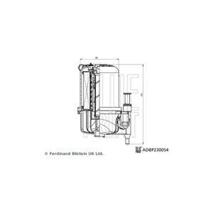 Bränslefilter, jaguar e-pace, land rover discovery sport, discovery sport van, range rover evoque, range rover evoque cabriolet