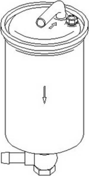 Bränslefilter, audi a4 b7, a4 b7 avant, a4 b7 cabriolet, 8E0 127 401B, 8E0 127 401C