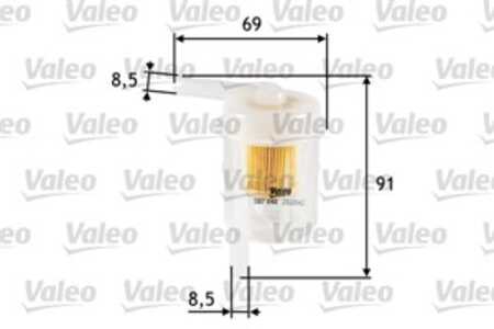 Bränslefilter, hyundai,isuzu,mitsubishi, 1640025900, 1640068201, 1640076201, 16400AW001A, 16400C6400, 16400E5200, 16403E5200, 1