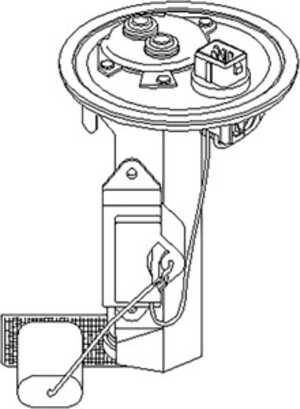 Bränslepump, I bränslebehållaren, ford escort cabriolet vi, fiesta iv, puma, 1 093 855, XS6U9H307FA