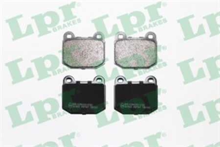 Bromsbeläggsats, Bakaxel, Framaxel, lotus,nissan,opel,subaru,vauxhall, 4801292, 4801667, 9199058, 93181525, 93184617, A117J0084