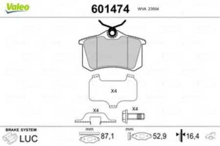 Bromsbeläggsats, Bakaxel, Framaxel, audi,renault,seat,skoda,vw, 440600819R, 440607960R, 440661332R, 8E0698451B, 8E0698451L