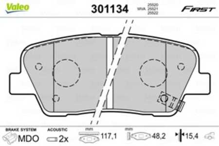 Bromsbeläggsats, Bakaxel, Framaxel, hyundai,kia, 583022MA00, 58302-2MA00, 583022MA90, 58302-2MA90, 583022PA70, 58302-2PA70, 583