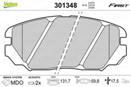 Bromsbeläggsats, Bakaxel, Framaxel, hyundai grandeur, ix20, sonata v, sonata vi, kia opirus, 581013FA11, 58101-3FA11, 581013KA2