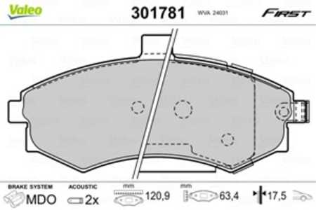 Bromsbeläggsats, Bakaxel, Framaxel, hyundai elantra iii, elantra sedan iii, grand santa fé, matrix, kia cerato sedan i, 581012D