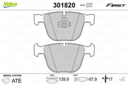 Bromsbeläggsats, Bakaxel, Framaxel, alpina,bmw, 34 11 0 301 476, 34 11 6 763 305, 34 21 0 403 290, 34 21 2 284 296, 34 21 2 284