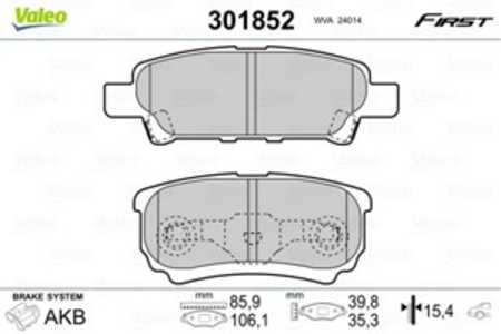 Bromsbeläggsats, Bakaxel, Framaxel, chrysler,dodge,jeep,mitsubishi, 4605A479, 4605A493, 4605A558, 5191 271AC, 5191271AA, 519127