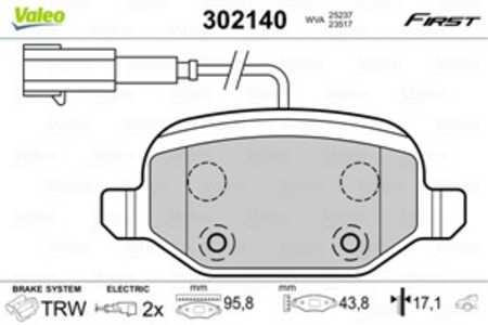 Bromsbeläggsats, Bakaxel, Framaxel, alfa romeo mito, fiat 500, linea, palio, 71770108, 77365752, 77365858