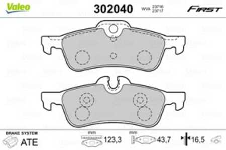 Bromsbeläggsats, Bakaxel, Framaxel, mini mini, mini cabriolet, 34 21 1 503 077, 34 21 2 166 621, 34 21 6 761 288, 34 21 6 762 8