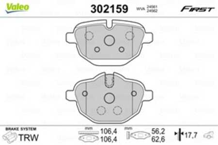 Bromsbeläggsats, Bakaxel, Framaxel, alpina,bmw, 34 20 6 877 648, 34 21 6 788 284, 34 21 6 796 741, 34 21 6 798 193, 34 21 6 861