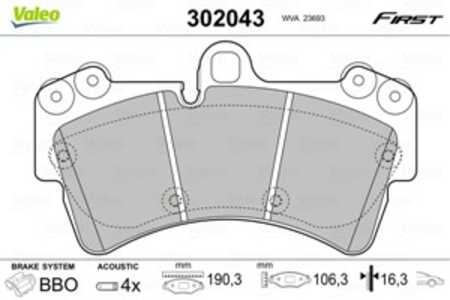 Bromsbeläggsats, Bakaxel, Framaxel, audi q7, porsche cayenne, vw sharan, touareg, 4L0698151A, 4L0698151B, 4L0698151C, 7L0698151