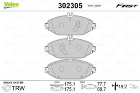 Bromsbeläggsats, Bakaxel, Framaxel, mercedes-benz, 0004209300, 0084202820, 4209300, 84202820, A0004209103, A0004209300